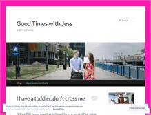 Tablet Screenshot of goodtimeswithjess.com